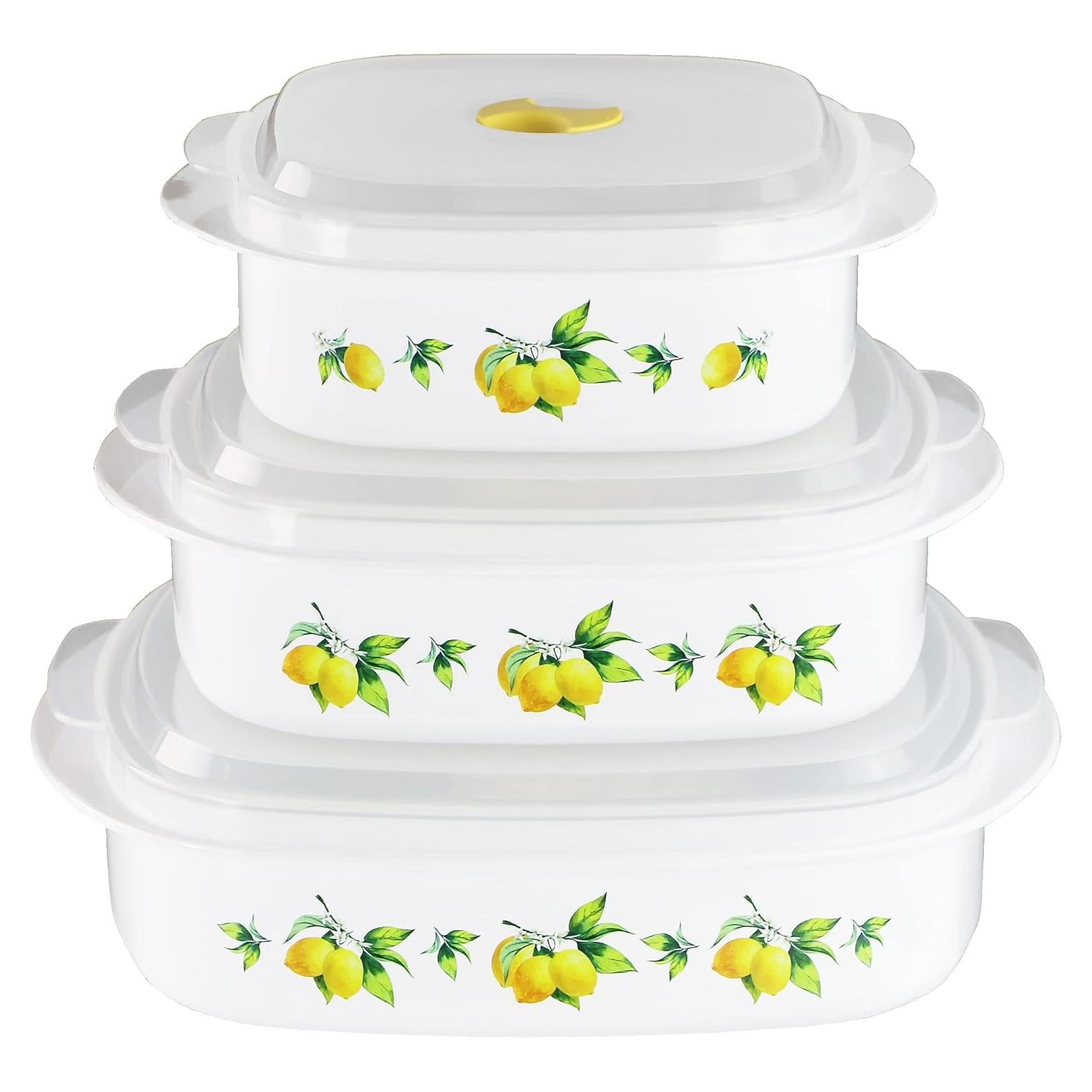 Juego de Contenedores de Microondas Reston Lloyd 3 Piezas 0.71L-1.18L