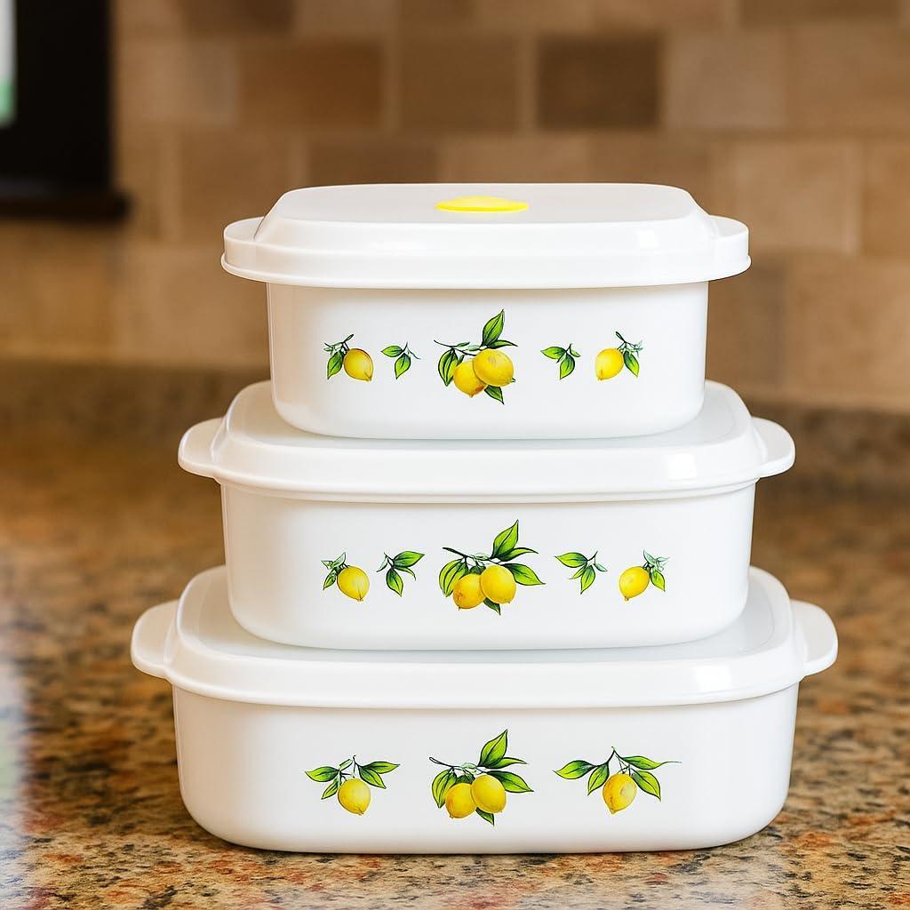 Juego de Contenedores de Microondas Reston Lloyd 3 Piezas 0.71L-1.18L