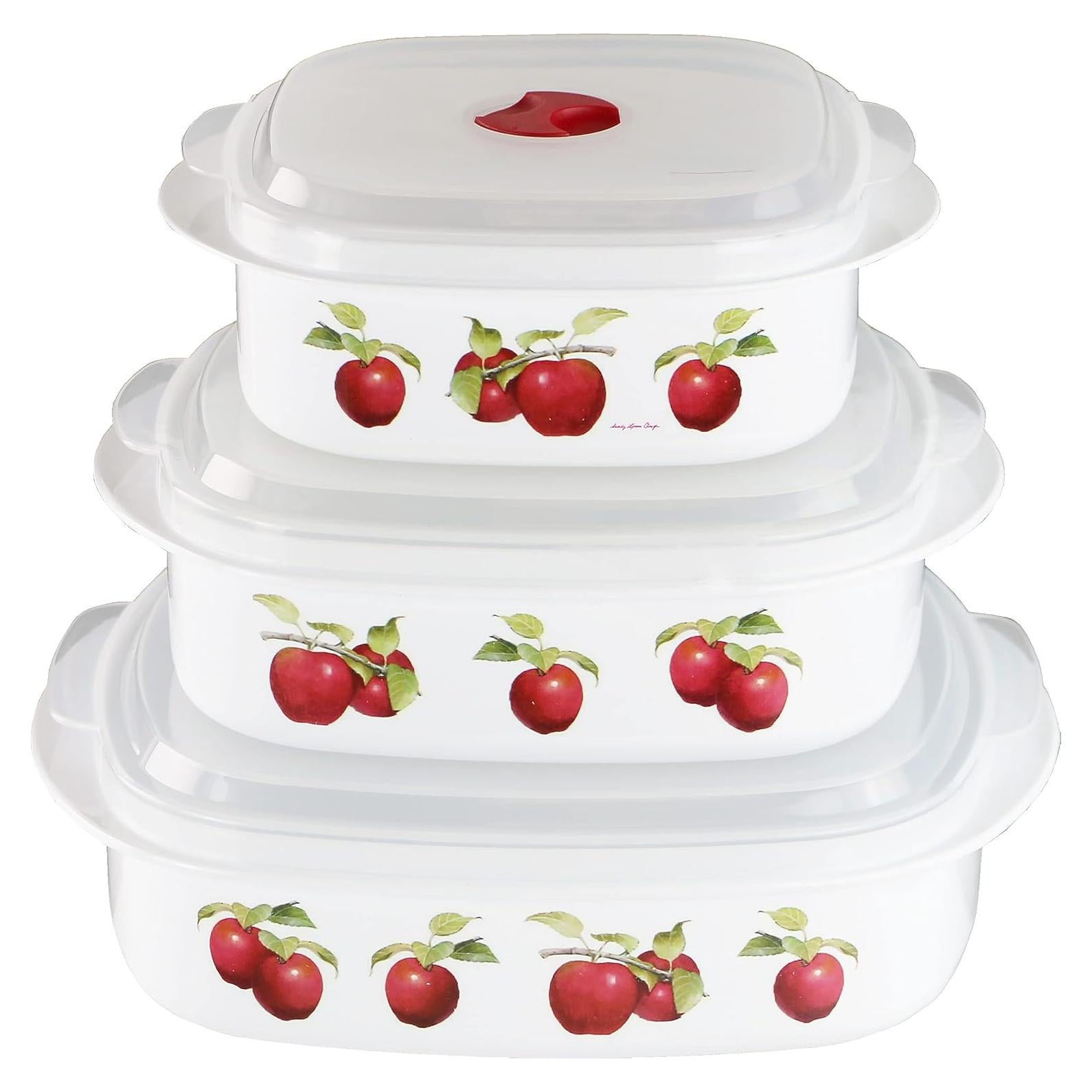 Juego de 3 Contenedores Apilables Reston Lloyd 0.71L 0.95L 1.18L