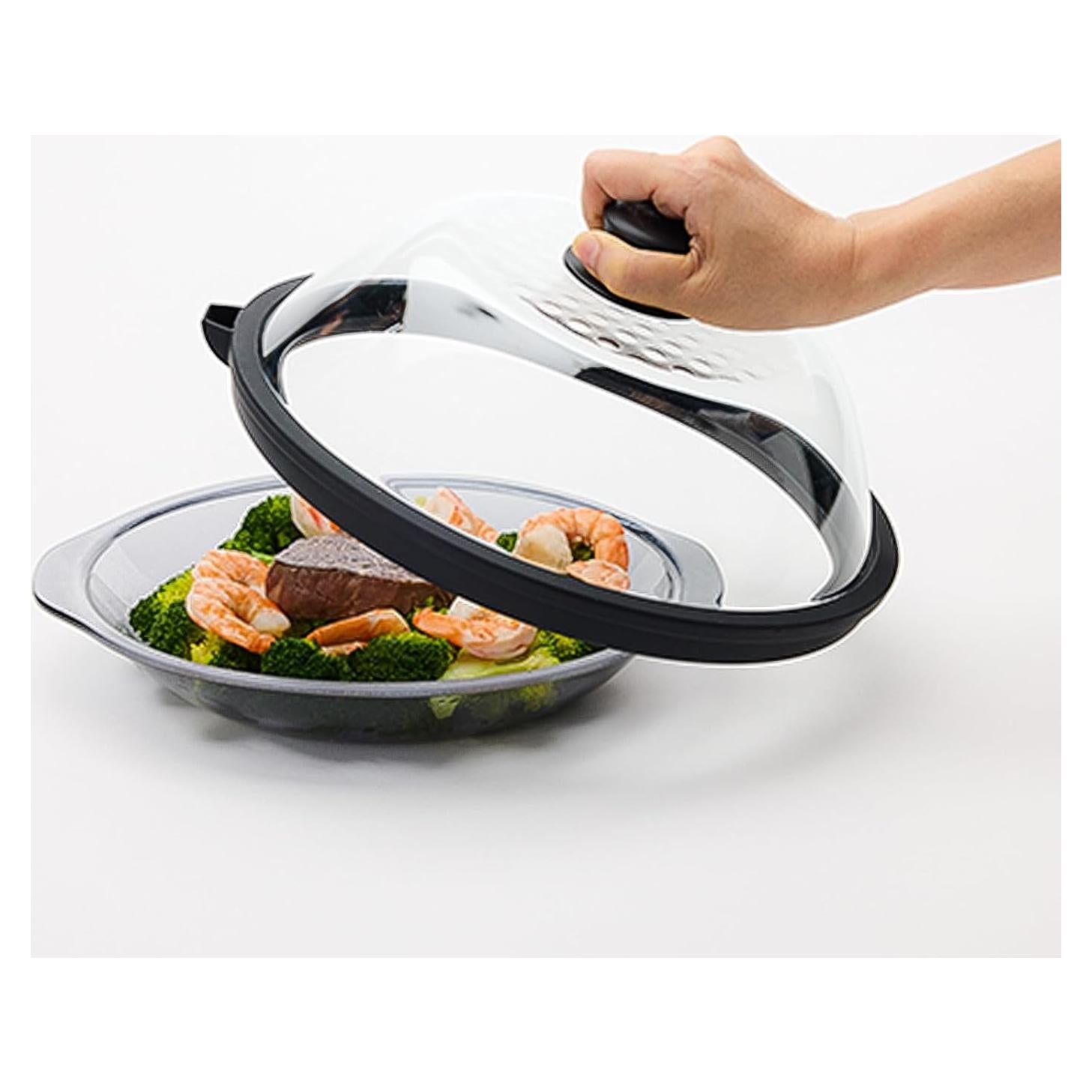 Tapa de Microondas OEC de Vidrio Templado 24.1 cm Ventilada