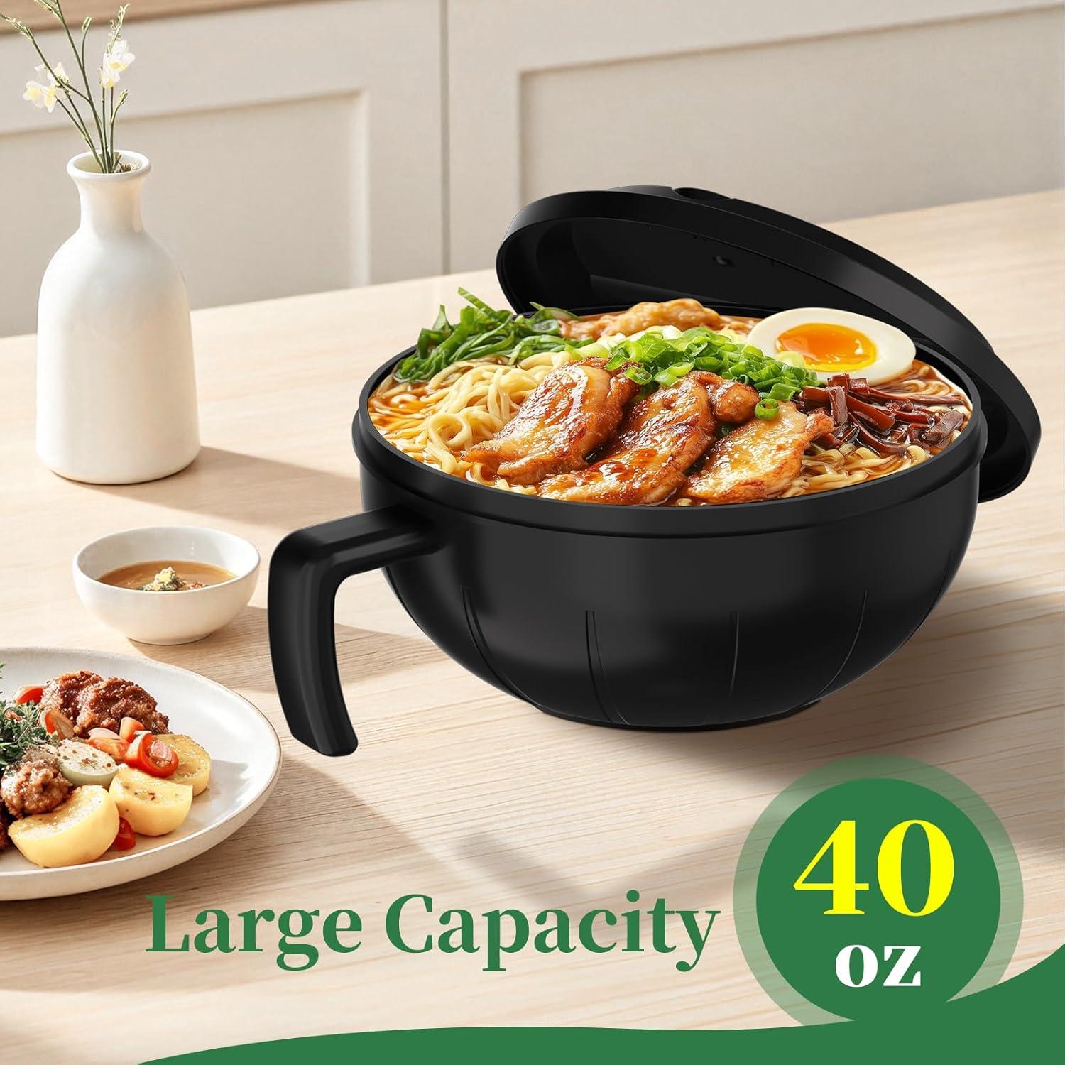 Set de Tazones de Ramen Steo Spce 1.18L con Utensilios