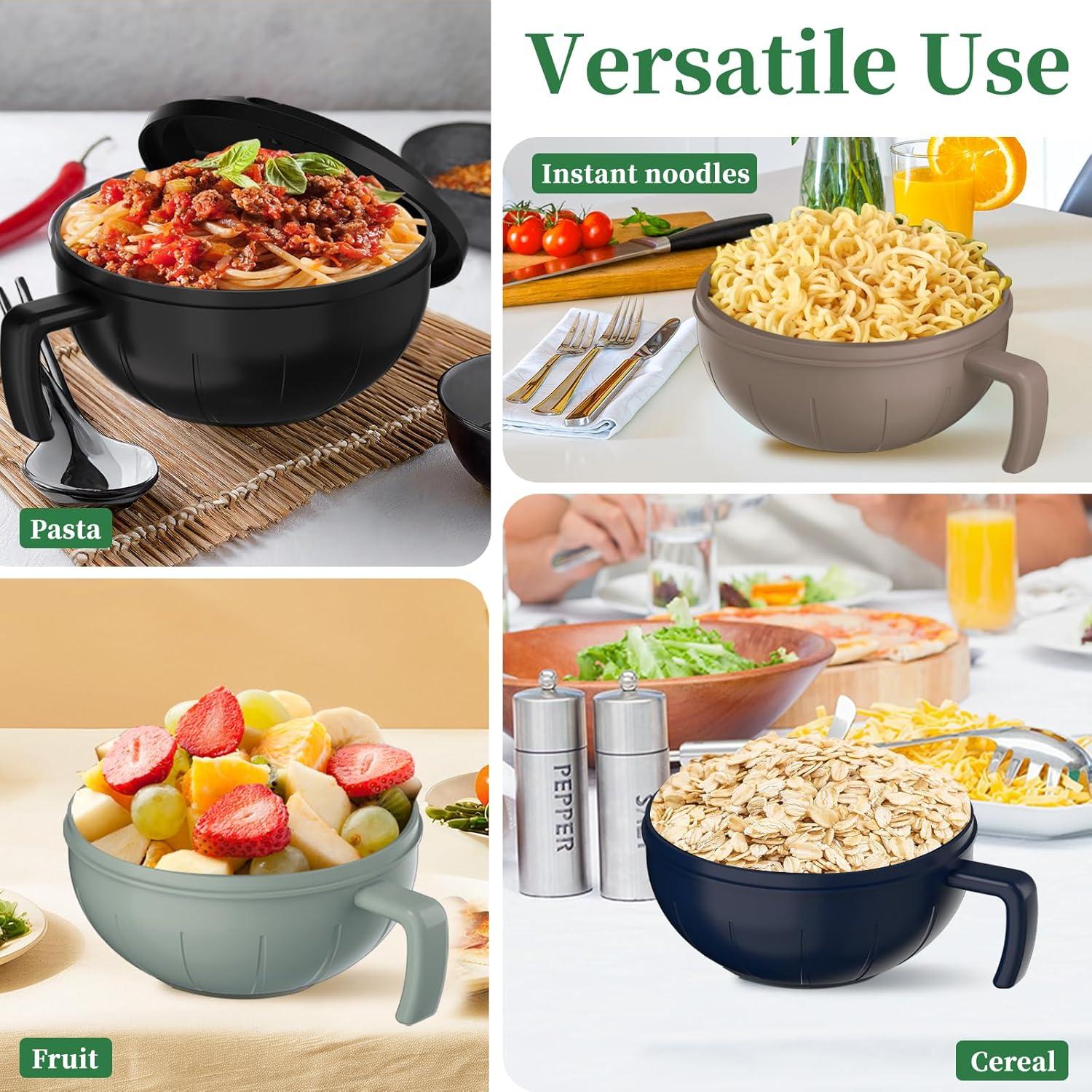 Set de Tazones de Ramen Steo Spce 1.18L con Utensilios