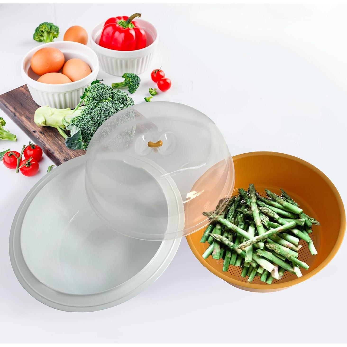 Vaporera de Microondas Trenton Gifts para Verduras 24.1 cm