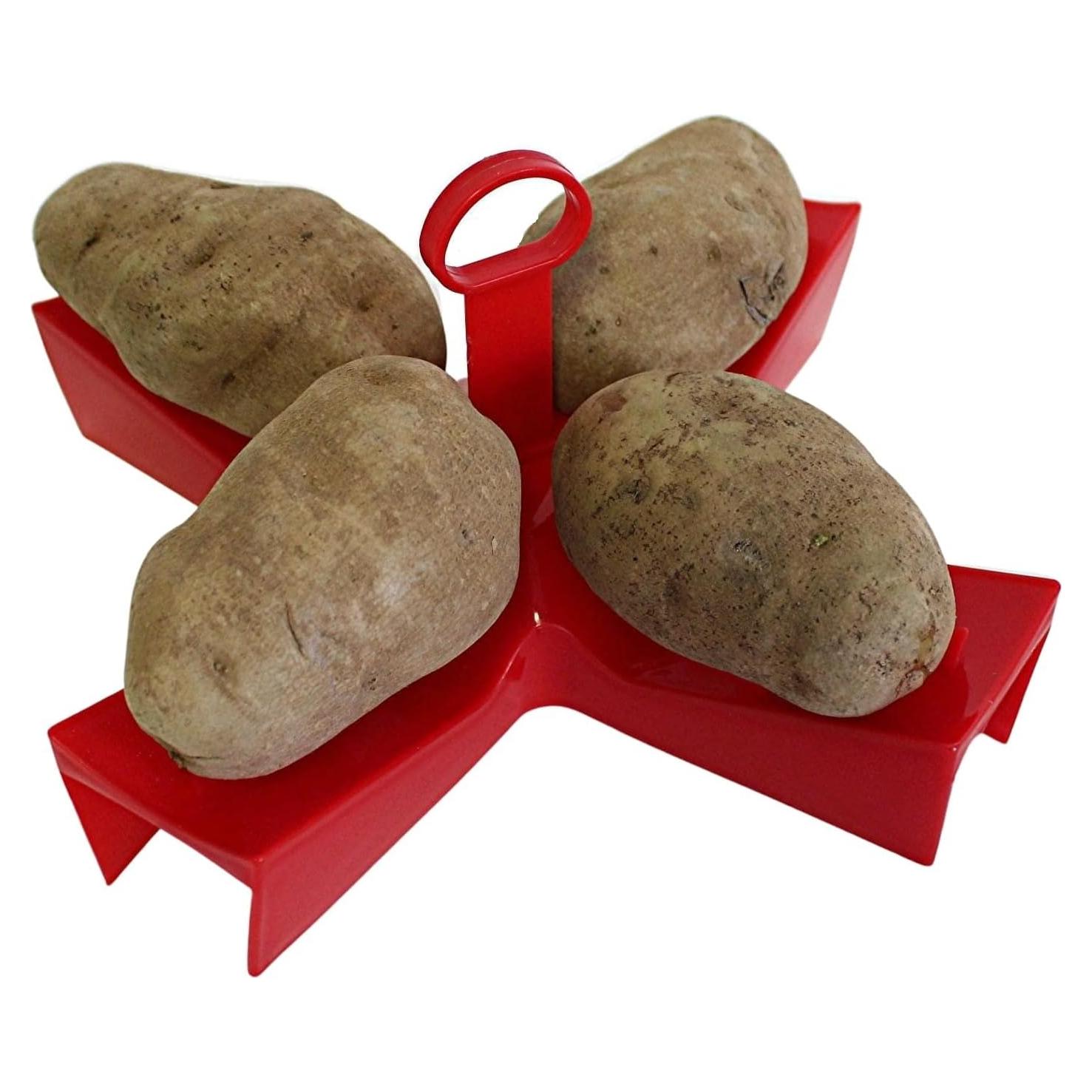 Cocinador de Papas en Microondas Dependable - 4 Papas Rápido