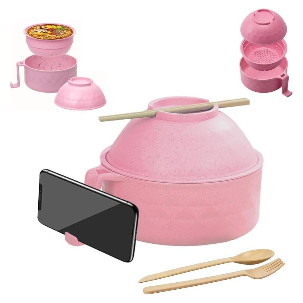 Juego de Tazones de Ramen en Microondas 6 en 1 Howfulcheer