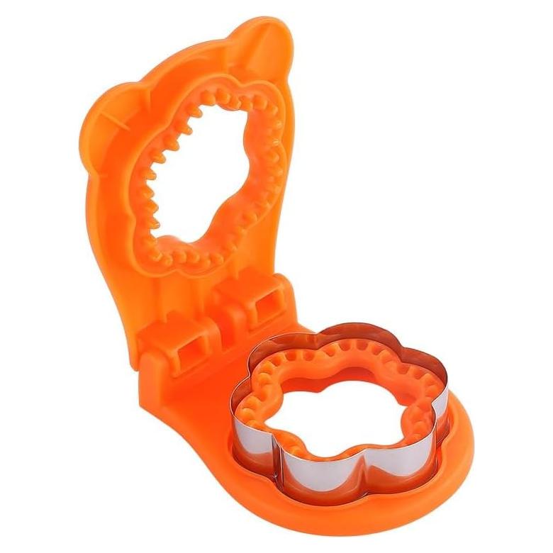 Cortador y Sellador de Sándwich QinhBting Naranja Forma Flor