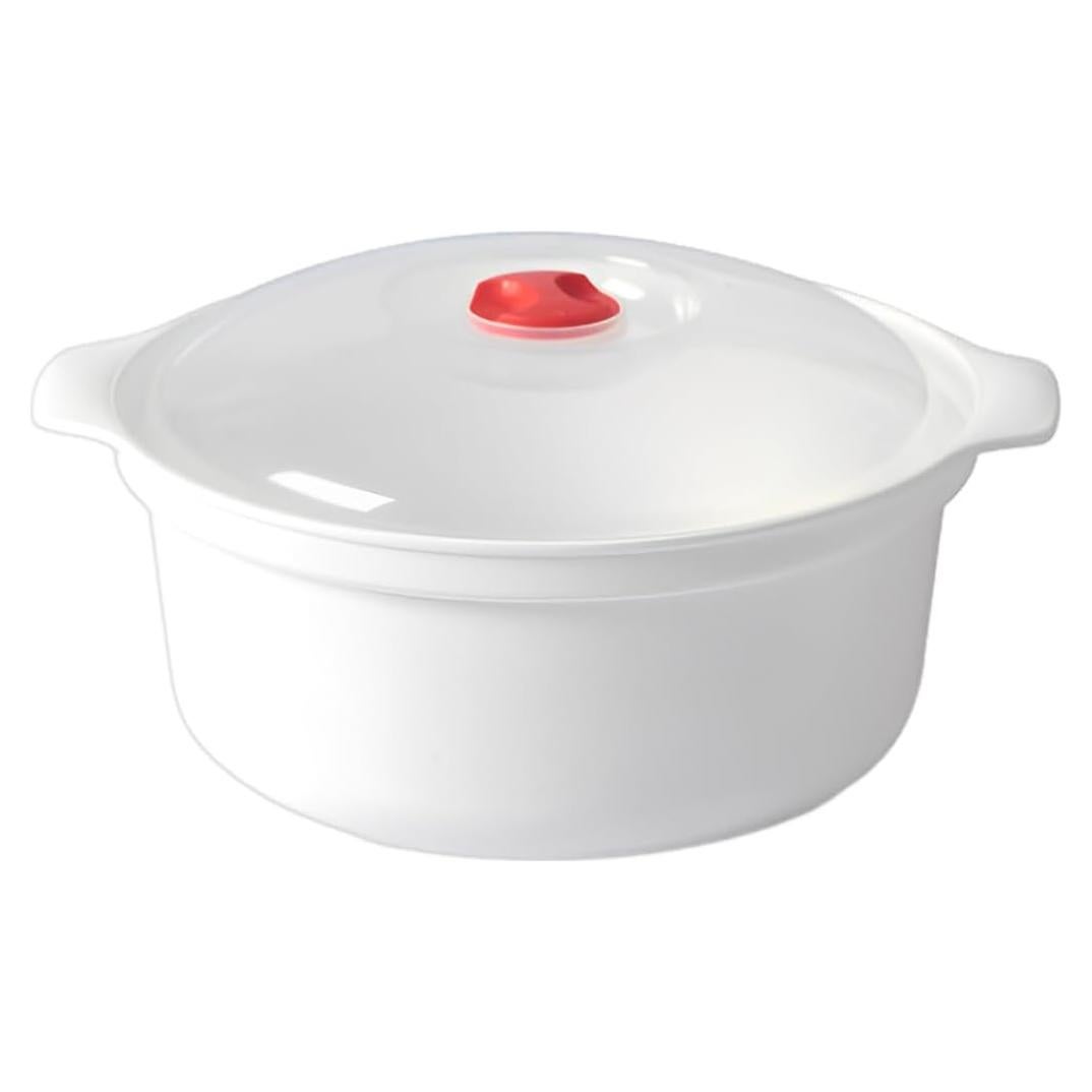 Bowl de Microondas Bersauji 0.82 kg con Tapa y Mango