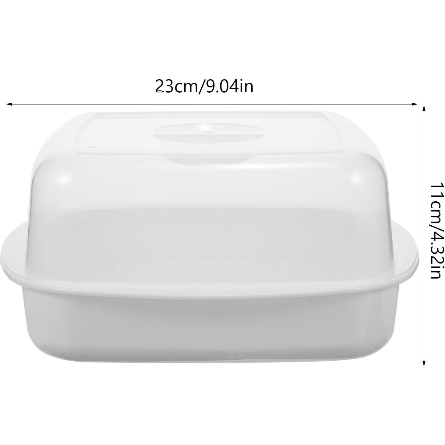 Vaporera de Plástico Hemoton para Microondas 19x19cm