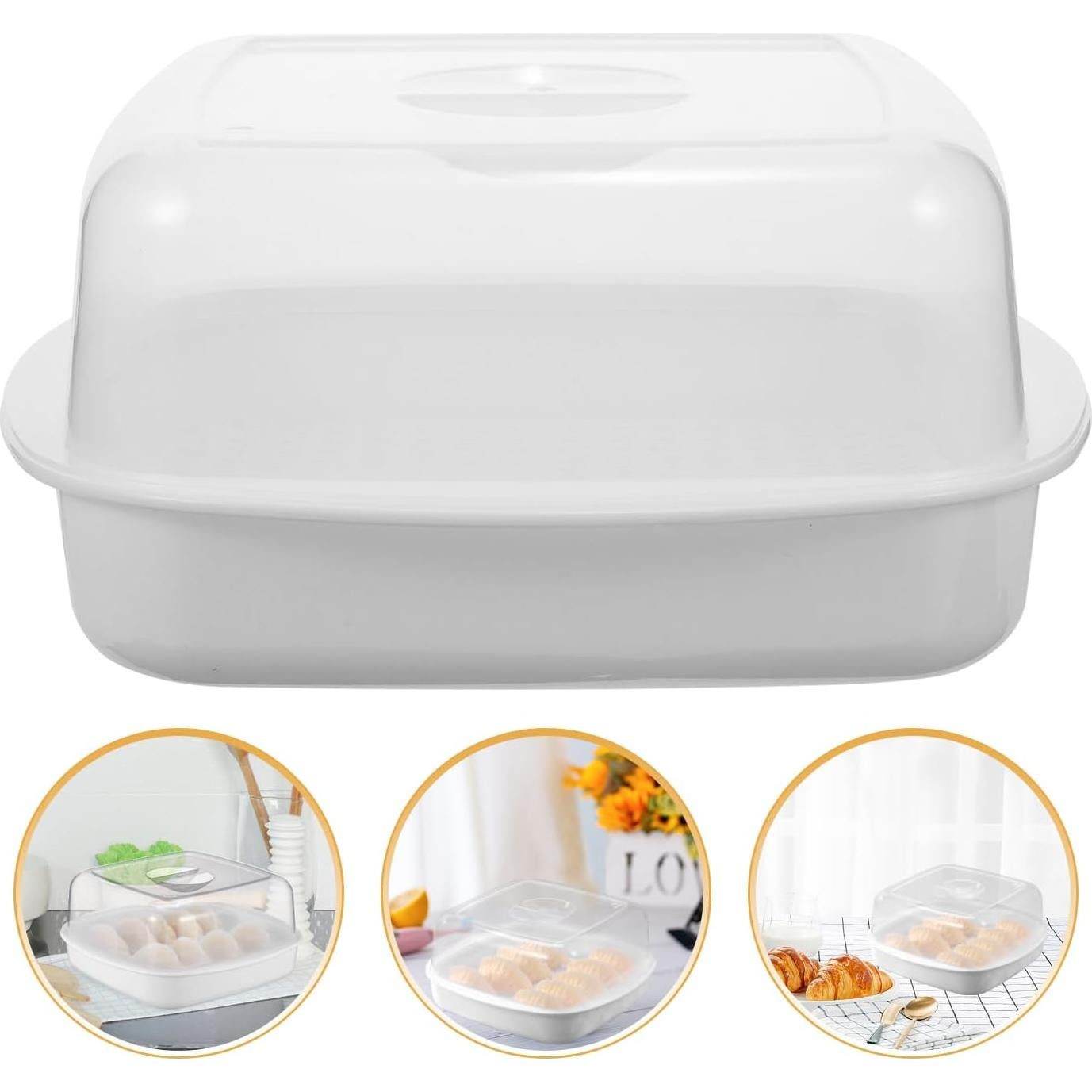 Vaporera de Plástico Hemoton para Microondas 19x19cm