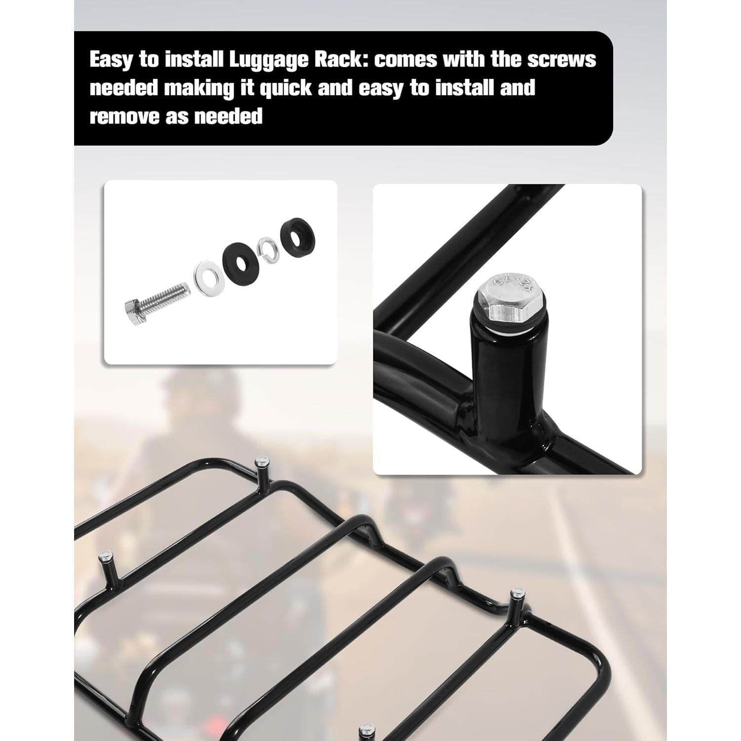 Soporte de Equipaje Aochuang Tour Pack para Harley 2014-2024