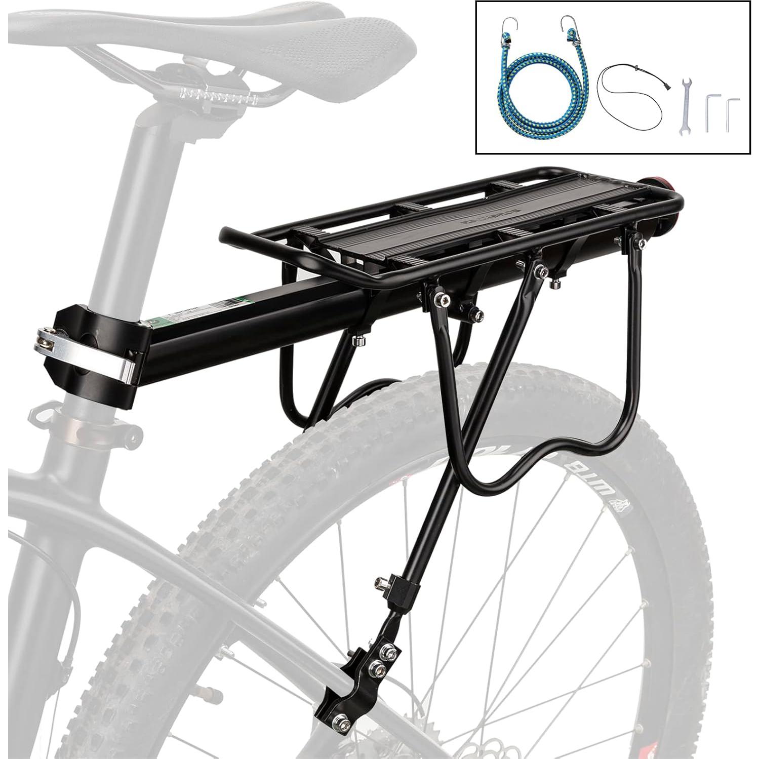 Portaequipajes Trasero ROCKBROS Aluminio 75kg Ciclismo