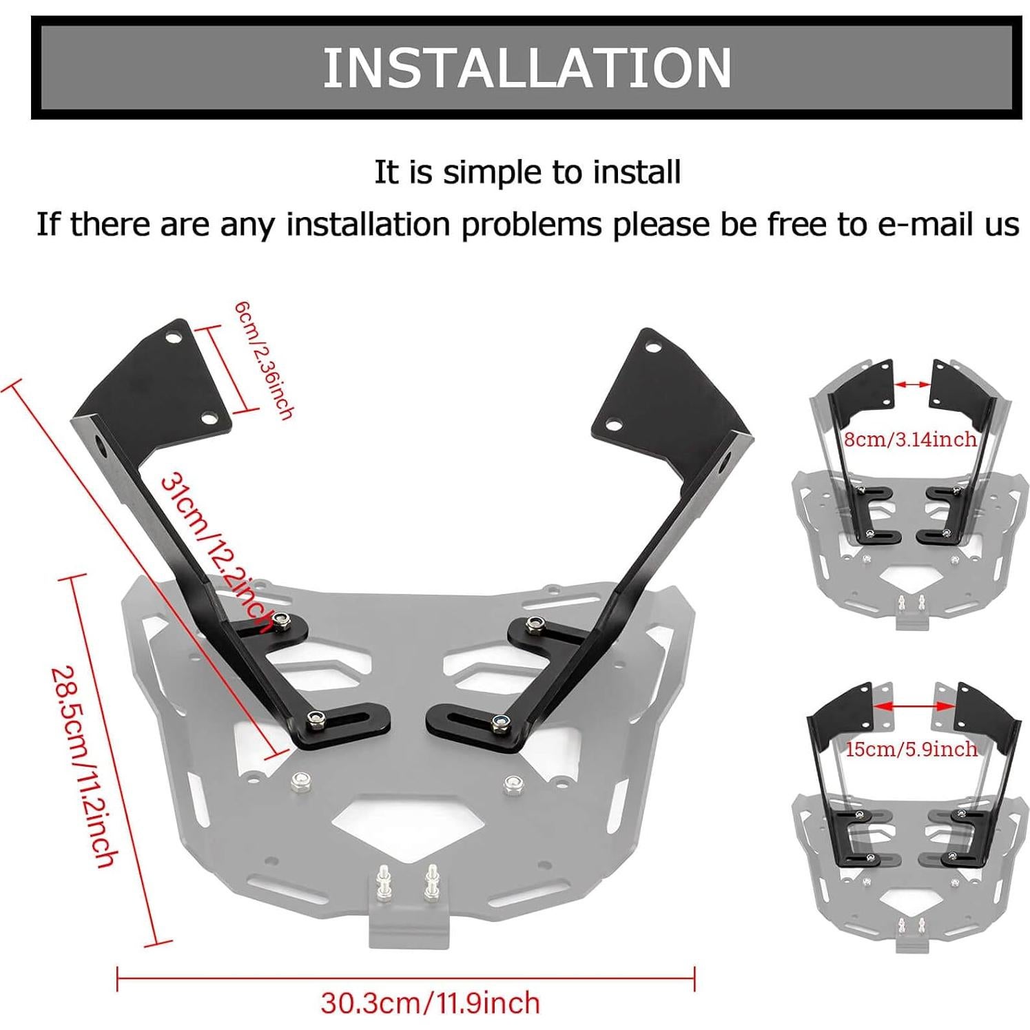 Soporte de Equipaje PSLER para Motocicleta CB500X CB500F CB500R