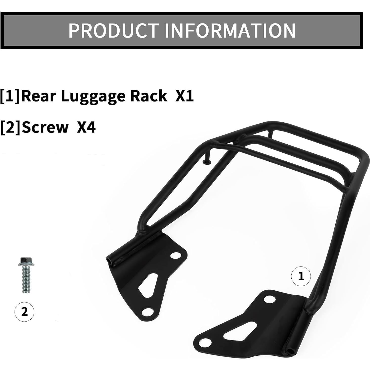 Soporte de Equipaje Trasero PSLER para Grom MSX125 2016-2020