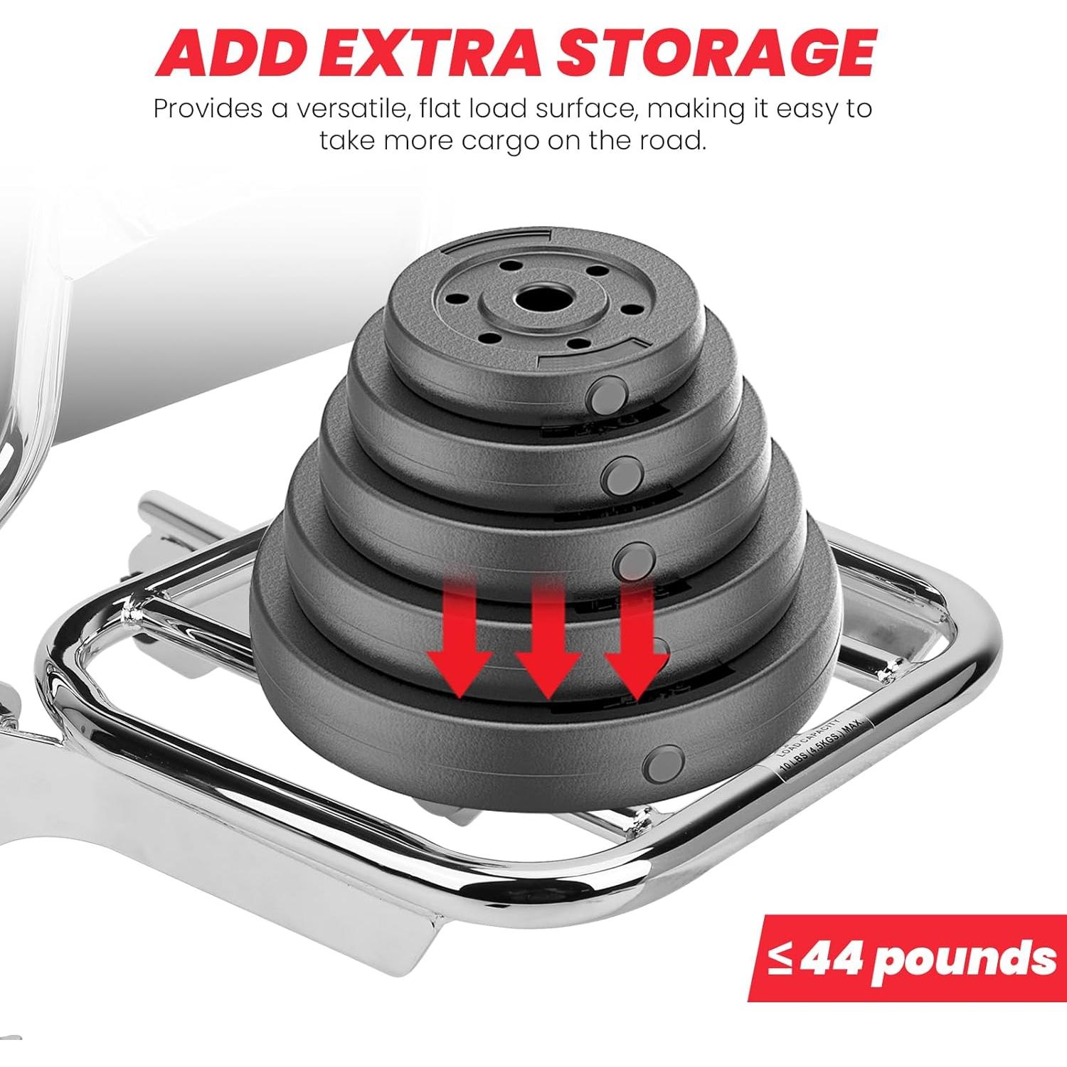 Soporte Sissy Bar Holdfast para Softail Kekykm Cromo 2018+