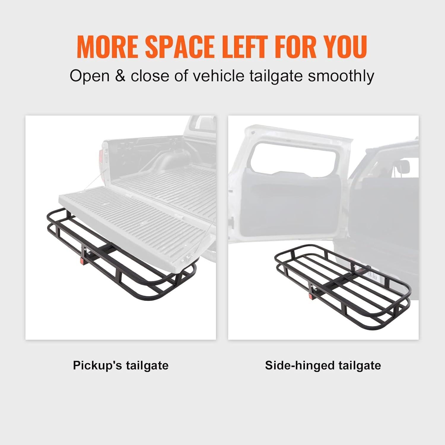 Transportador de Carga de Enganche VEVOR 135x48cm 227kg