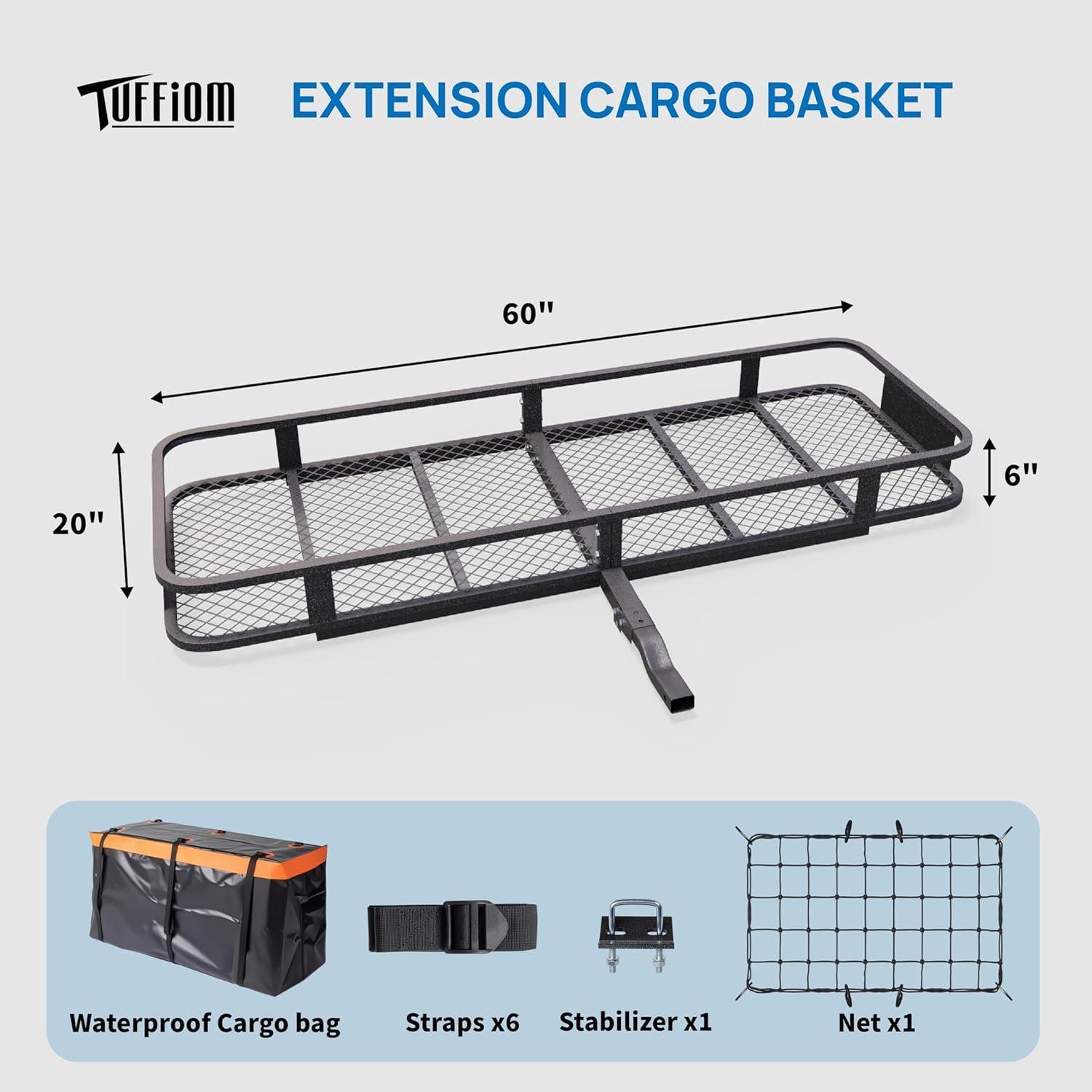 Soporte de Carga Plegable TUFFIOM 152.4x50.8x15.2cm 226.8kg