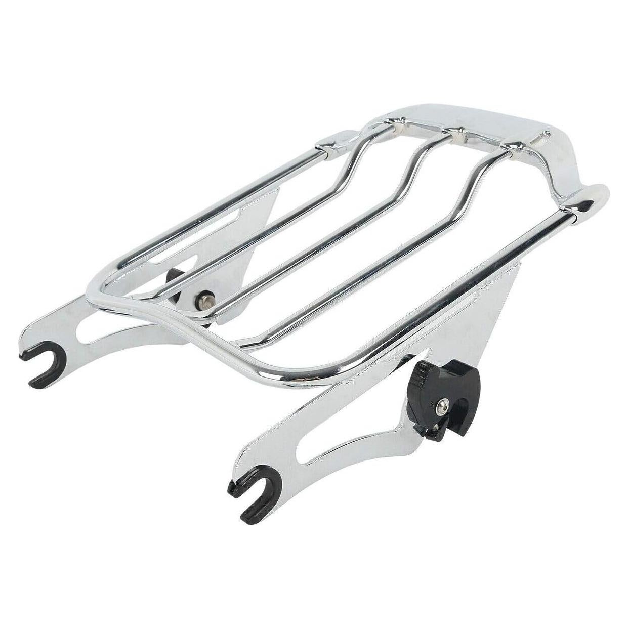 Soporte de Equipaje Desmontable XFMT Cromado para Harley Touring 2009-2024