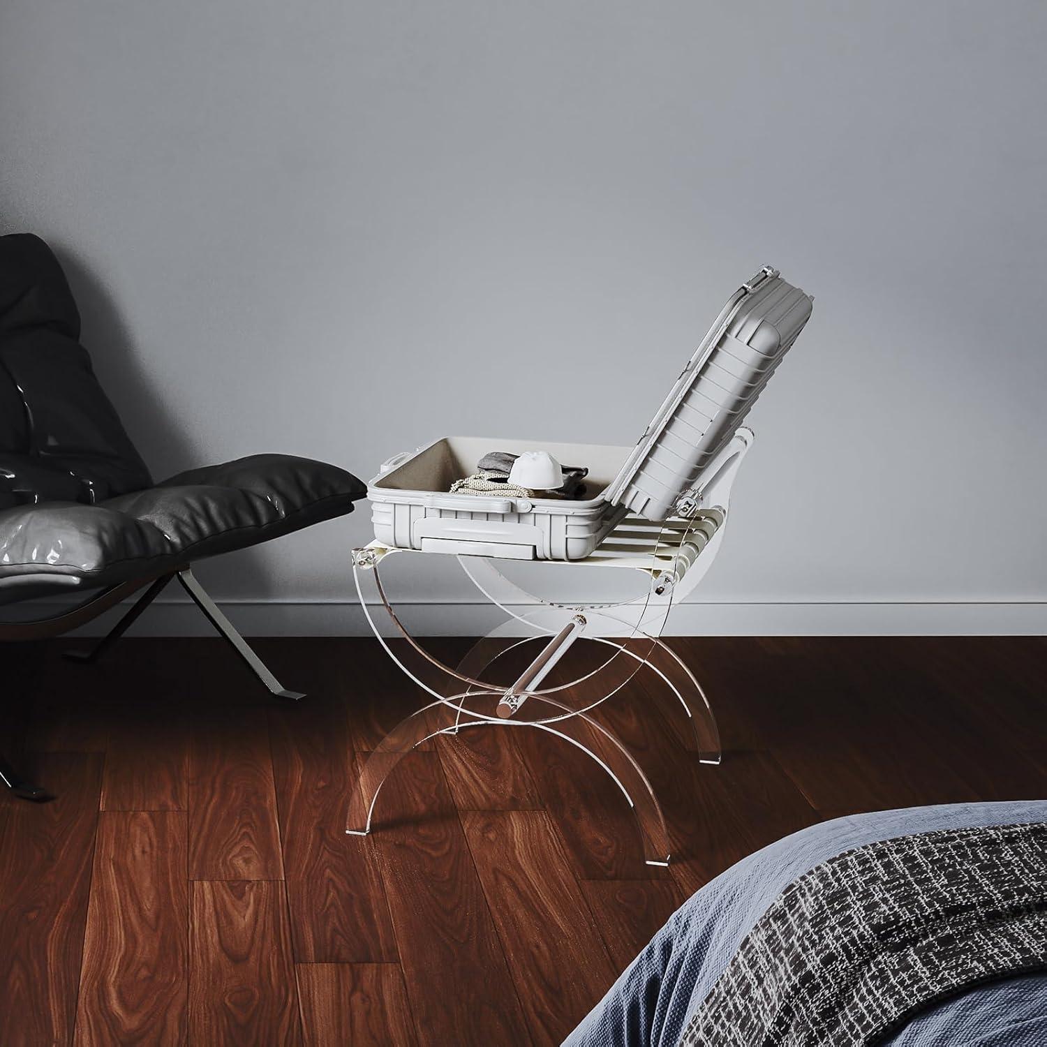 Soporte de Equipaje Acrílico Byingo Plegable 22-45 kg Moderno