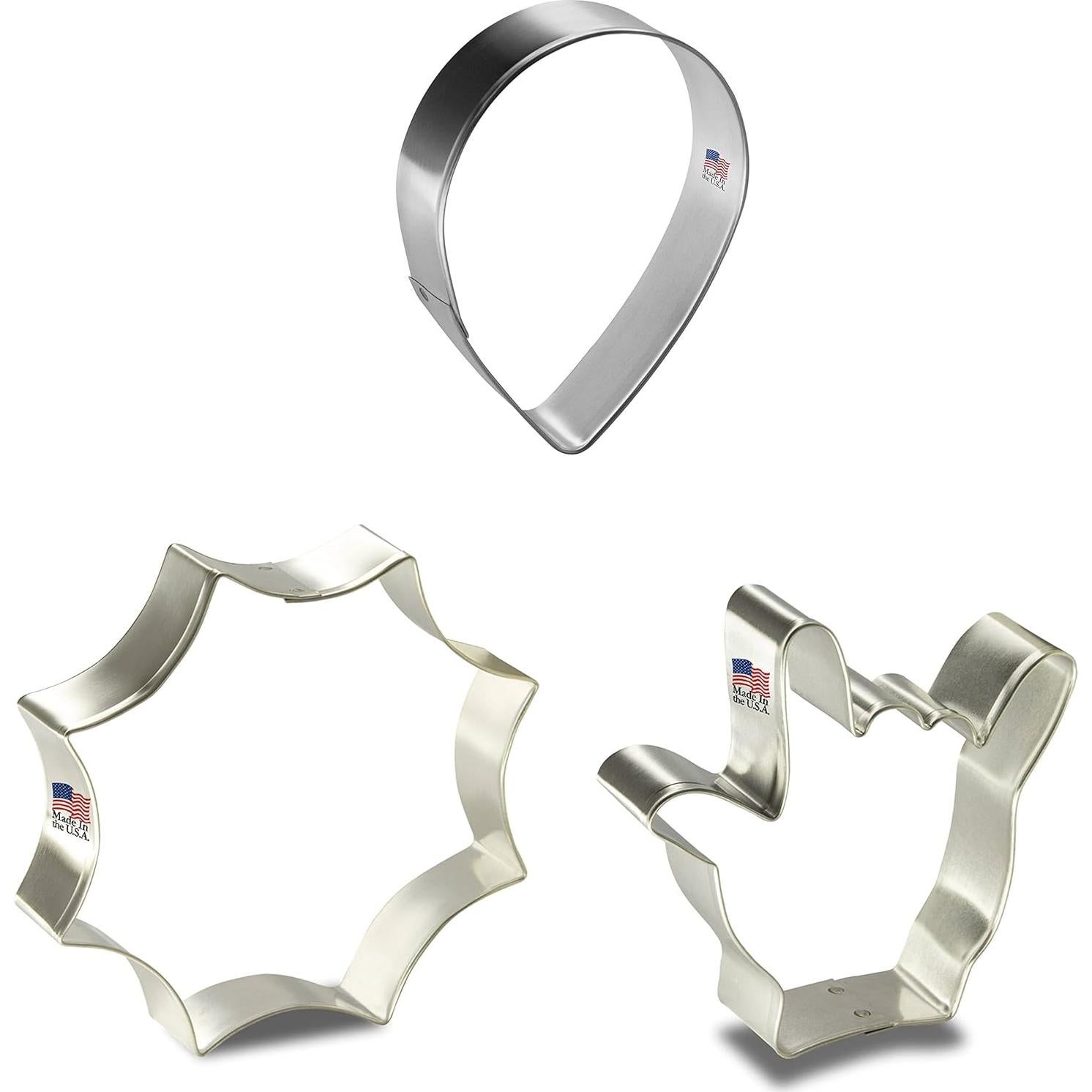 Cortadores de Galletas Foose Super Héroe Set 3 Piezas Acero