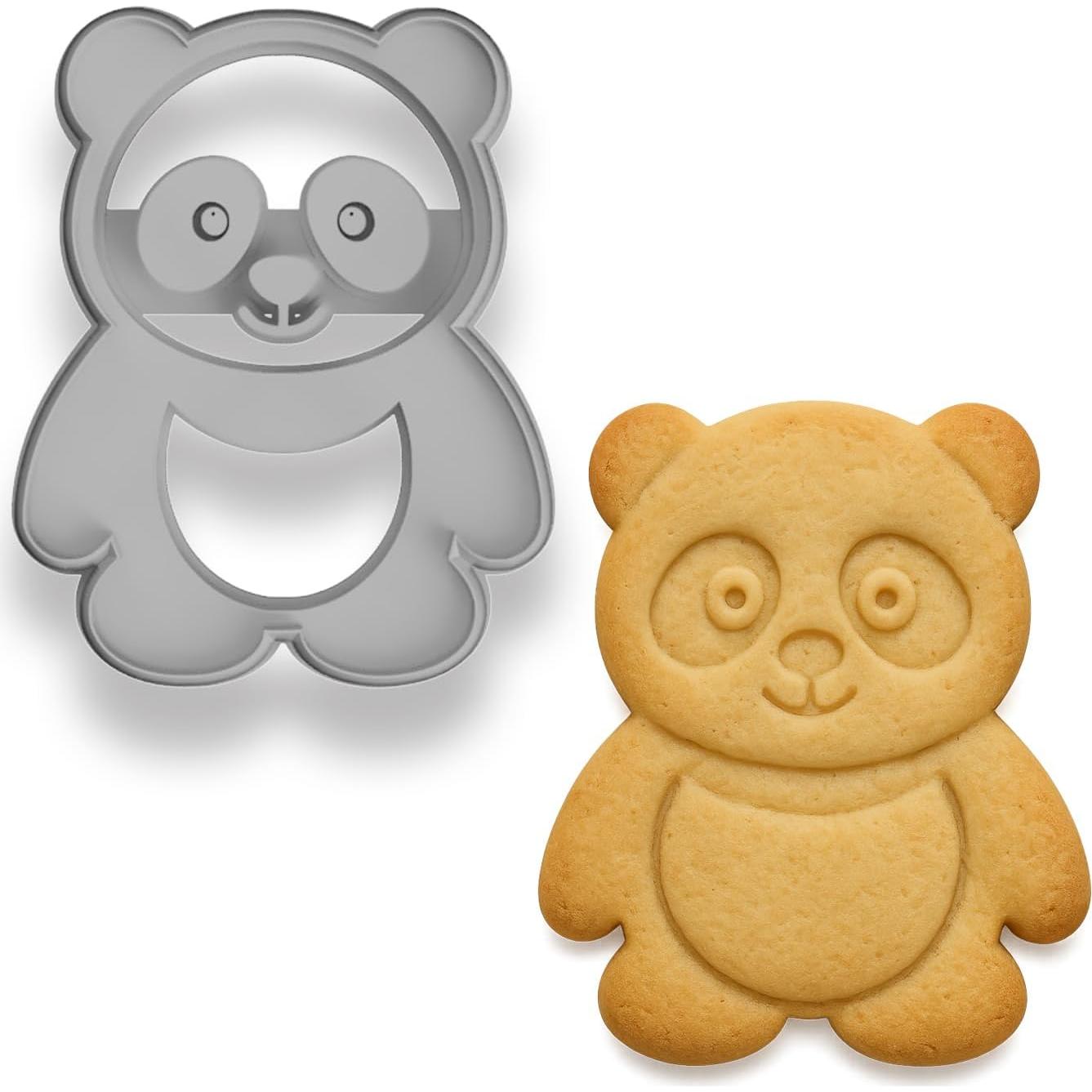 Cortador y Sello de Galleta Panda Mighty Gadget 10.16x7.95 cm