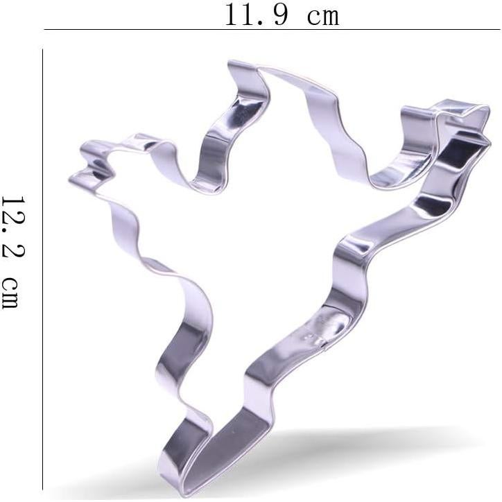 Cortador de Galletas Fantasma Keewah - Acero Inoxidable 12.19 cm