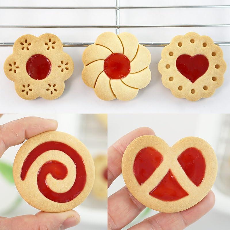 Set de 8 Cortadores de Galletas MIANXIAOXIN en Forma de Flor y Estrella