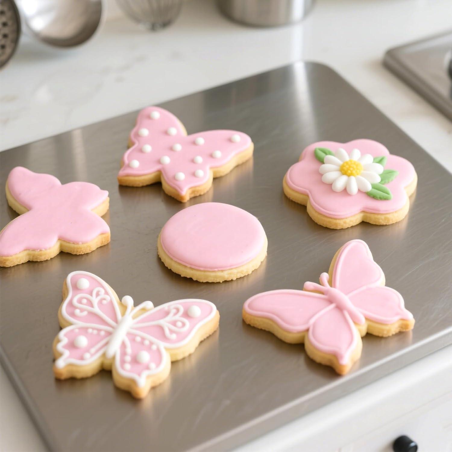 Cortadores de Galletas Mariposa Alrhso 5 Piezas Acero Inoxidable