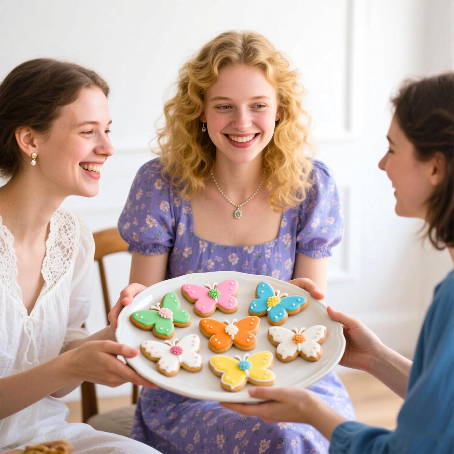 Cortadores de Galletas Mariposa Alrhso 5 Piezas Acero Inoxidable