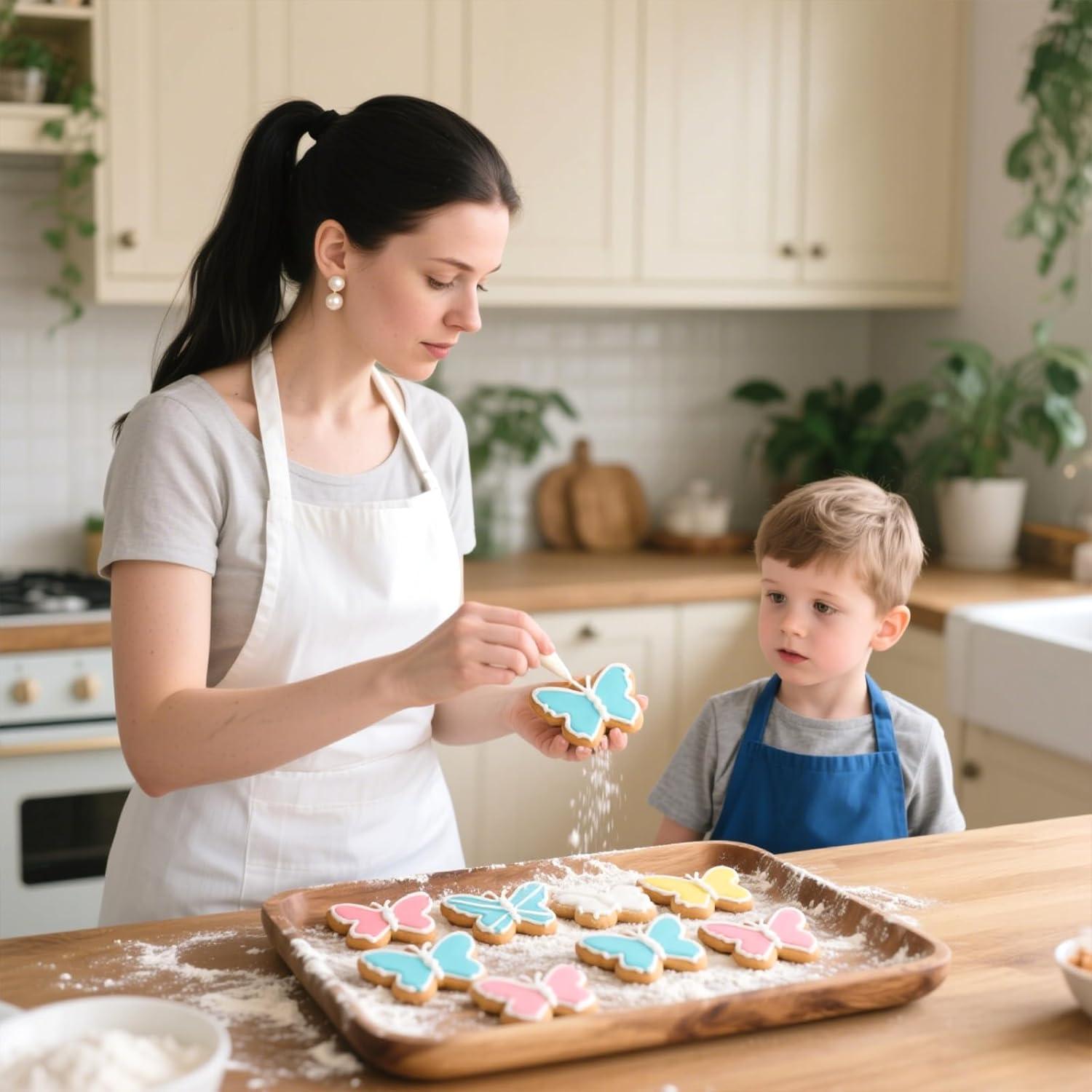 Cortadores de Galletas Mariposa Alrhso 5 Piezas Acero Inoxidable