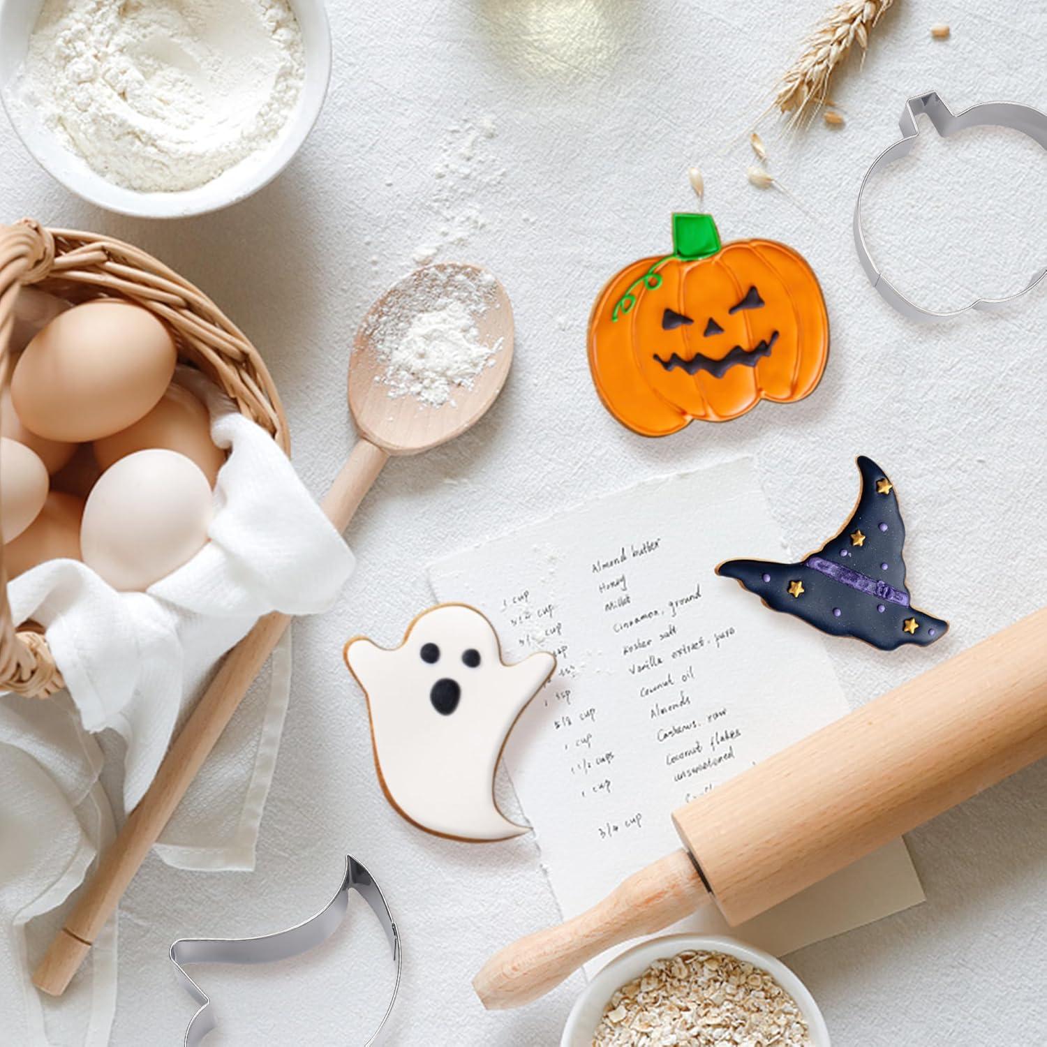 Cortadores de Galletas de Halloween FUSOTO - 6 Piezas 7.62 cm