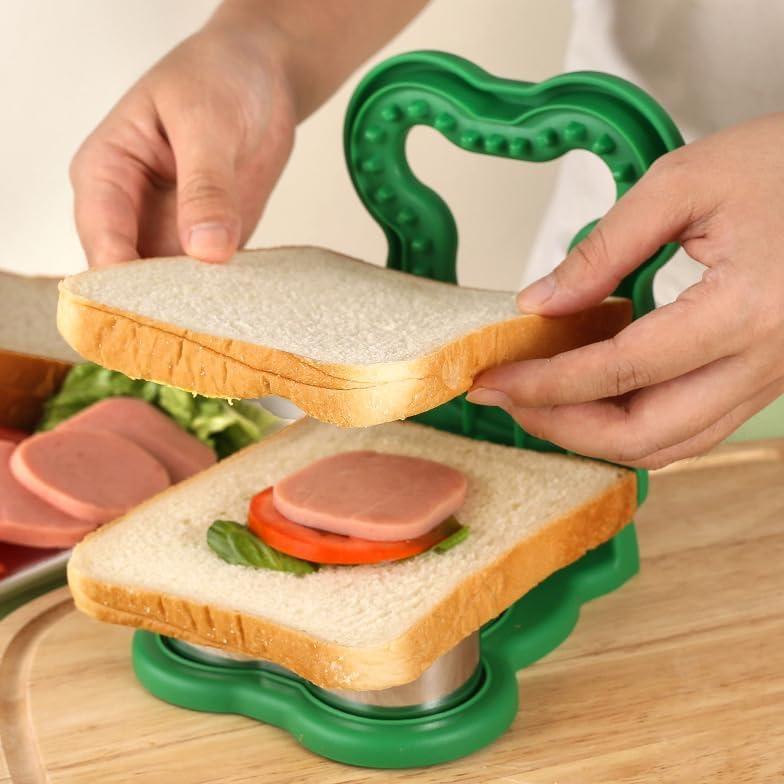 Cortador de Sándwich en Forma de Mono Magpross - Verde