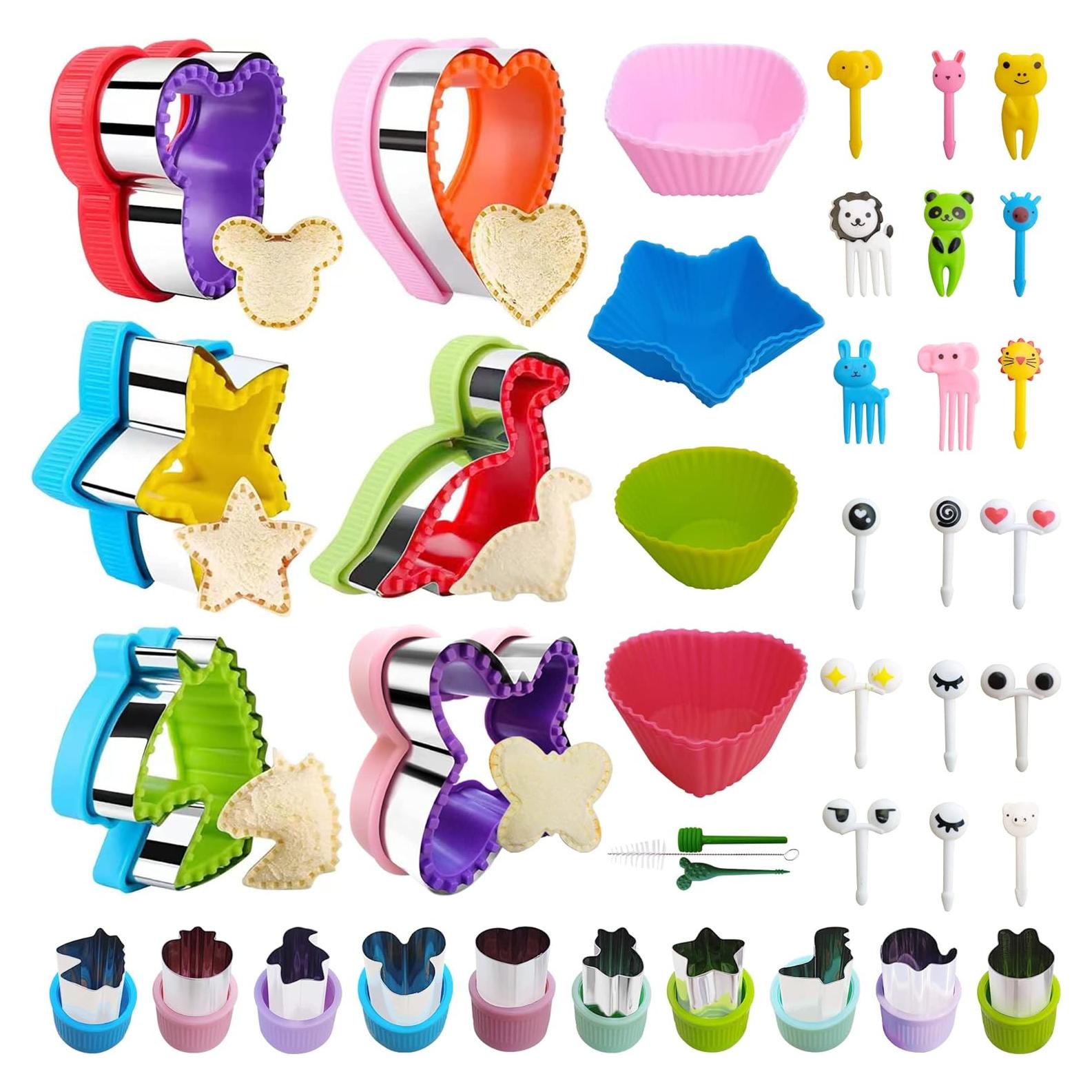 Juego de Cortador y Sellador de Sándwiches Aoerfes 41 Piezas