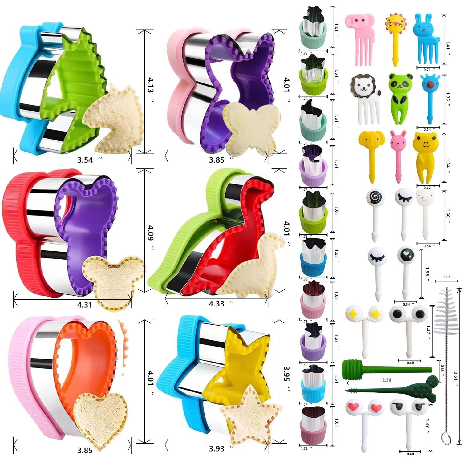 Juego de Cortador y Sellador de Sándwiches Aoerfes 41 Piezas