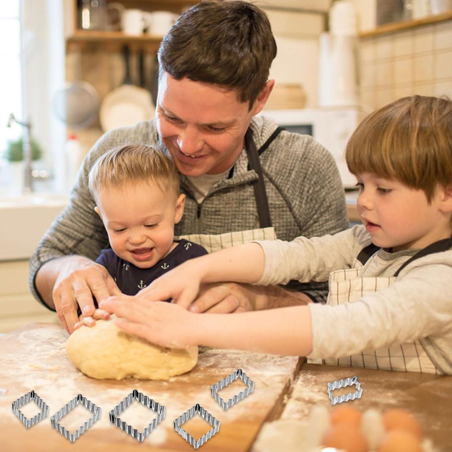 Juego de Cortadores de Galletas Acero Inoxidable Symphonyw 6 Piezas