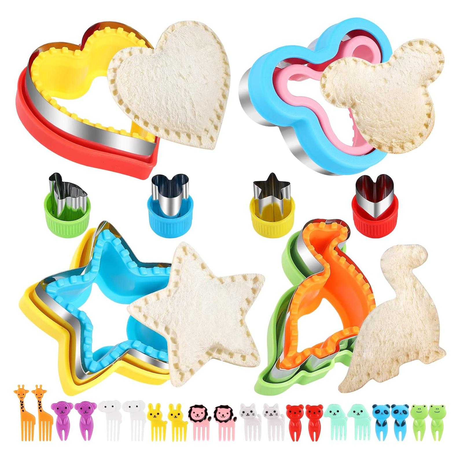 Cortadores de Sándwich Achidane 28 Piezas para Niños