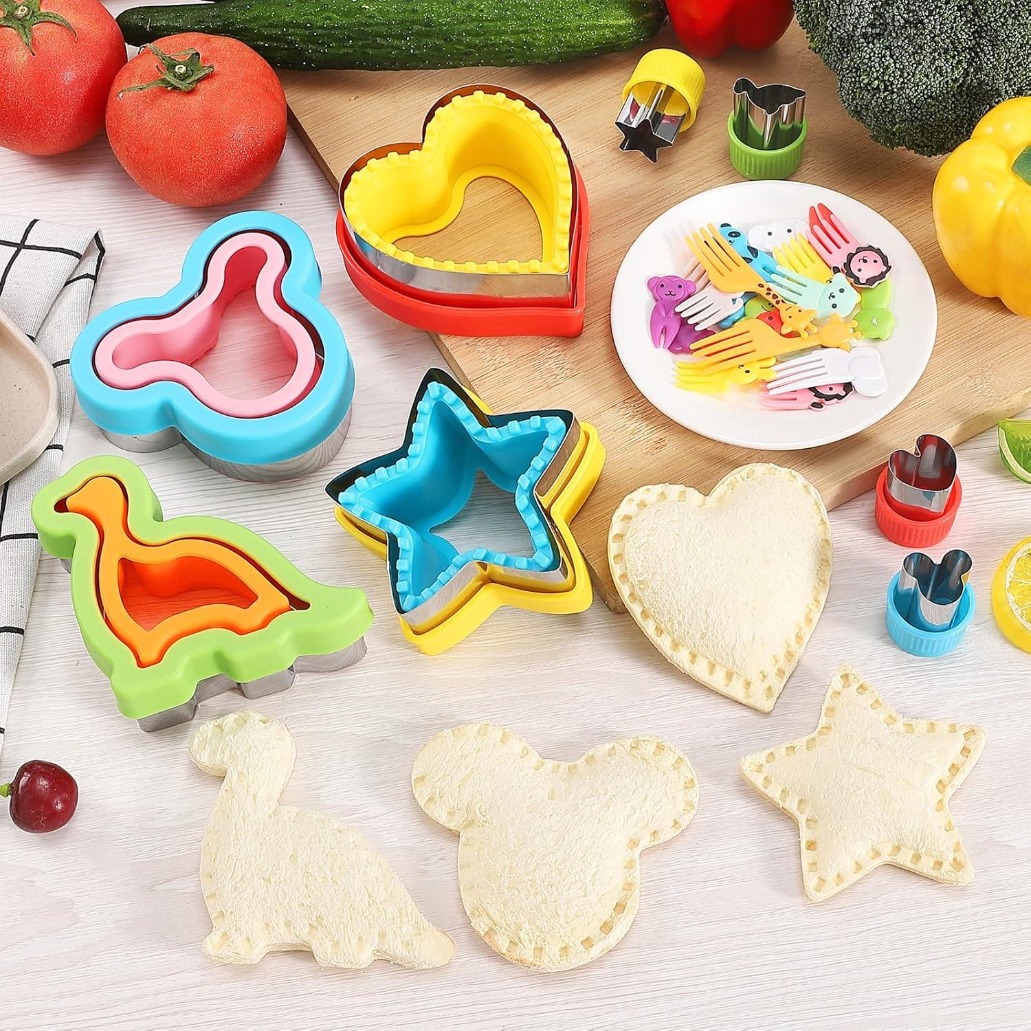 Cortadores de Sándwich Achidane 28 Piezas para Niños