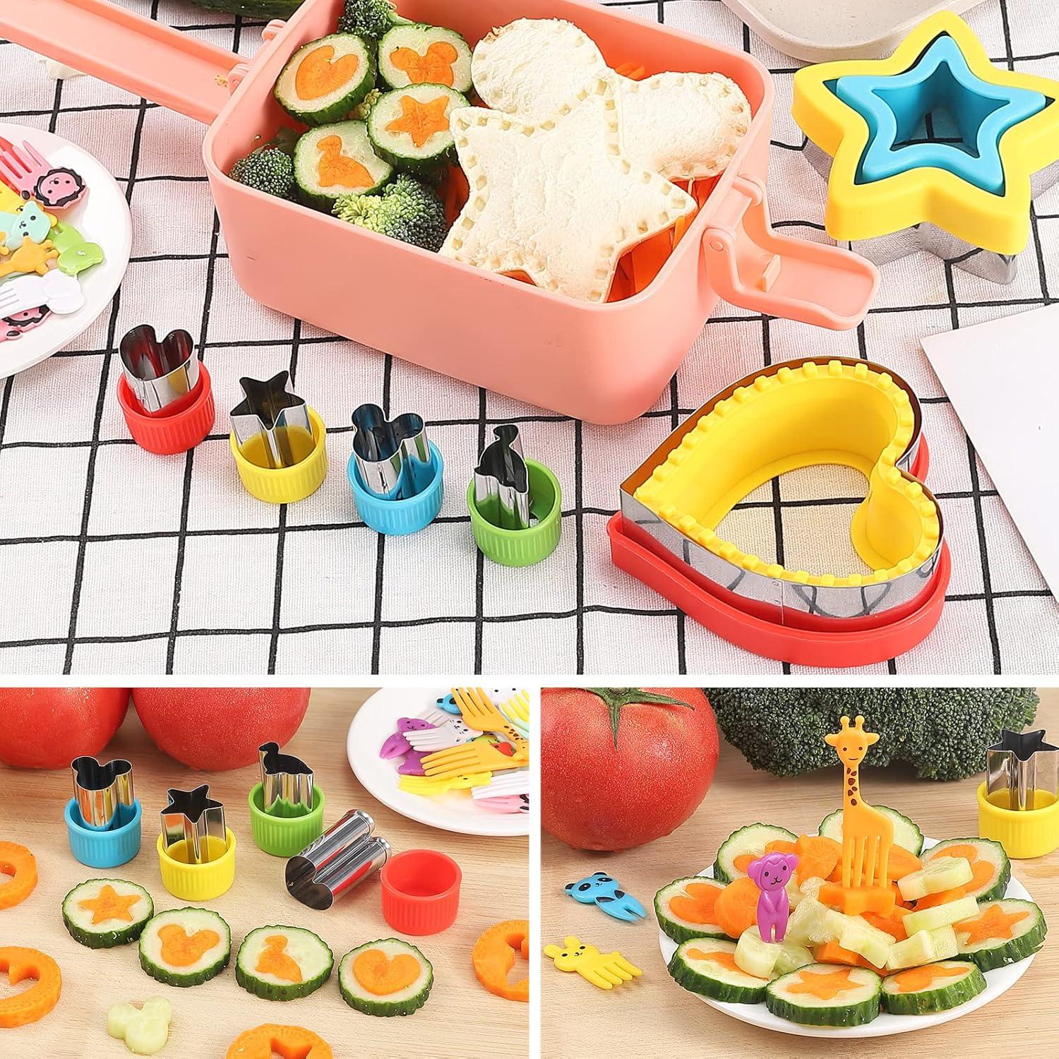 Cortadores de Sándwich Achidane 28 Piezas para Niños