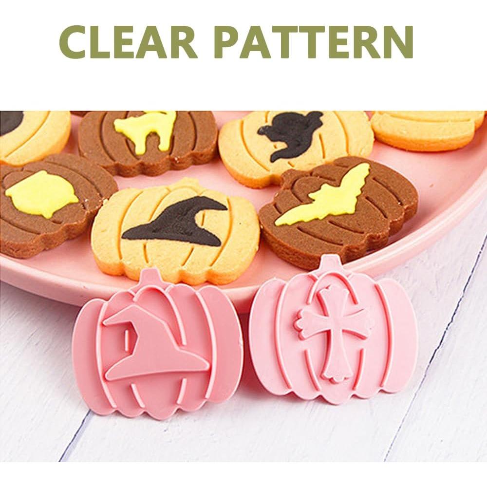 Cortadores de Galletas Halloween Guowall 9 Piezas Calabaza
