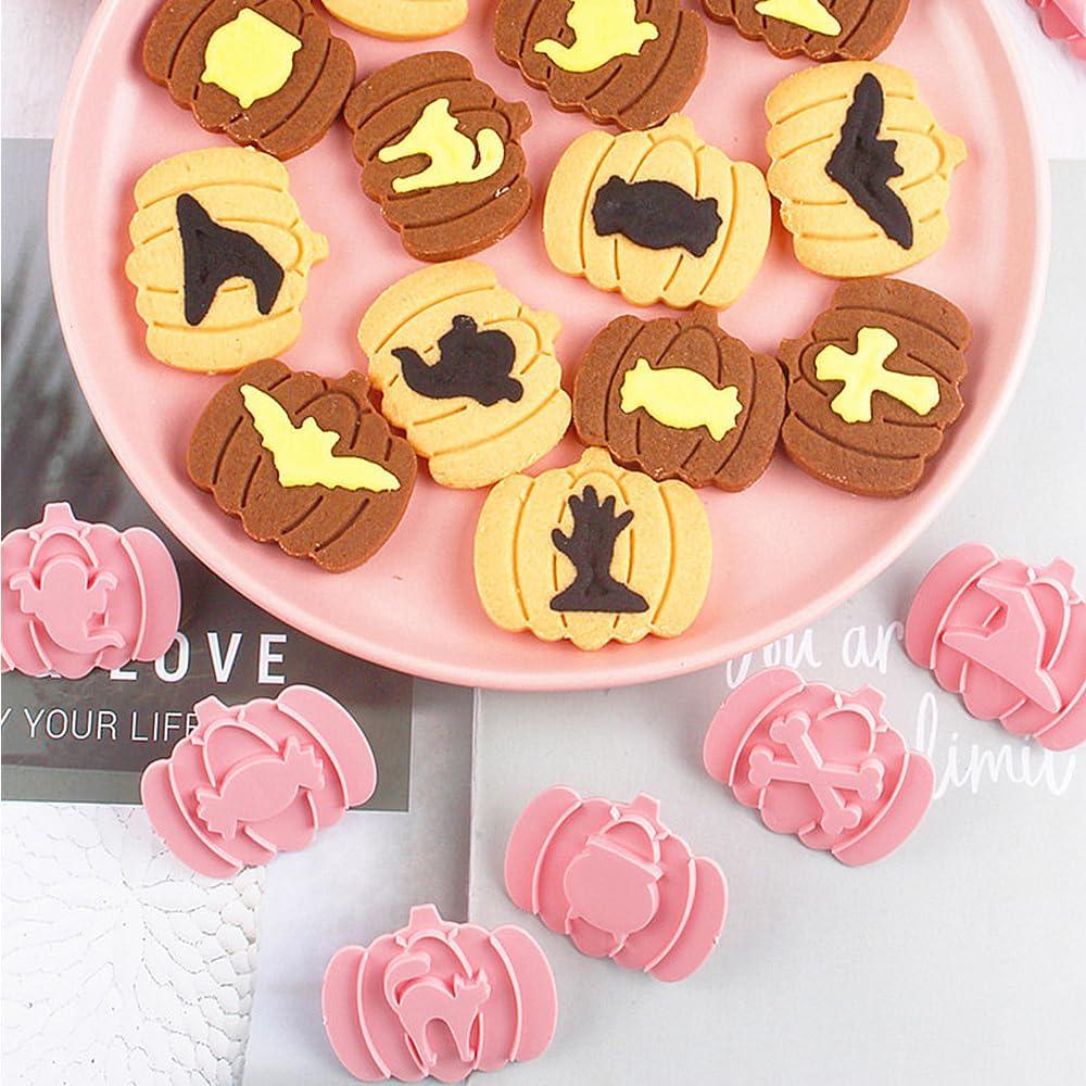Cortadores de Galletas Halloween Guowall 9 Piezas Calabaza