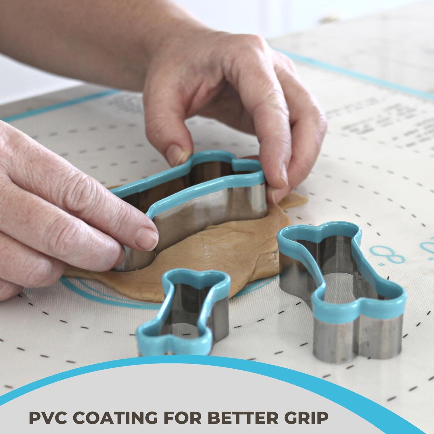 Juego de 3 Cortadores de Galletas Hueso para Perros Simply Unleashed