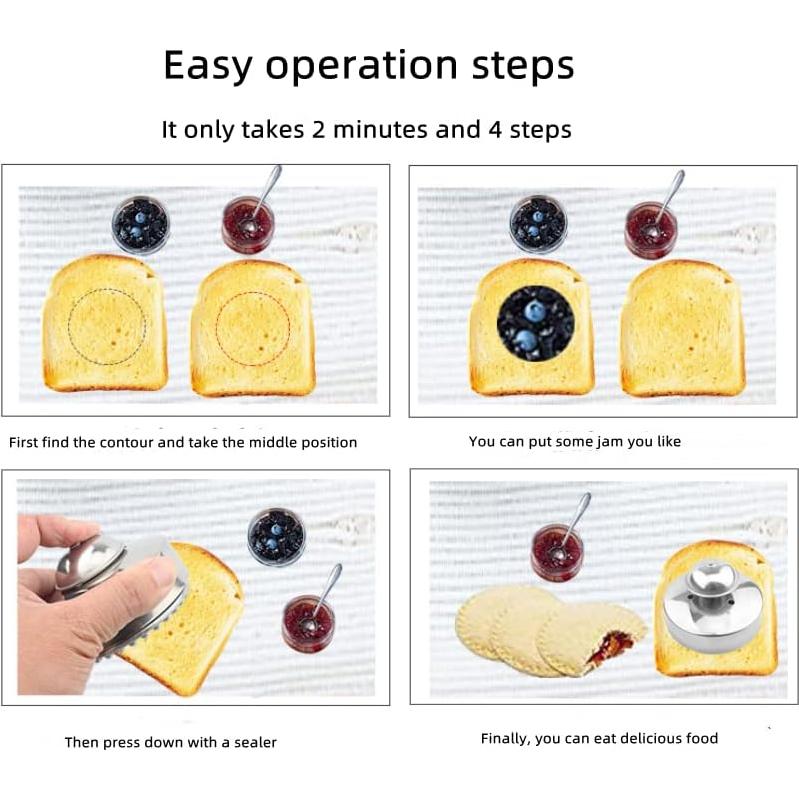 Cortador y Sellador de Sándwiches Aoyluvio Acero Inoxidable 304