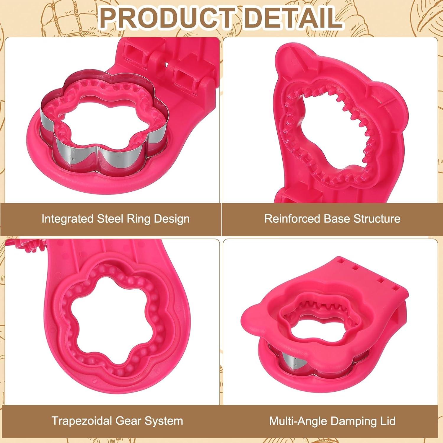 Cortadores de Sándwiches Sin Corteza uxcell - 2 Piezas Flor/Corazón