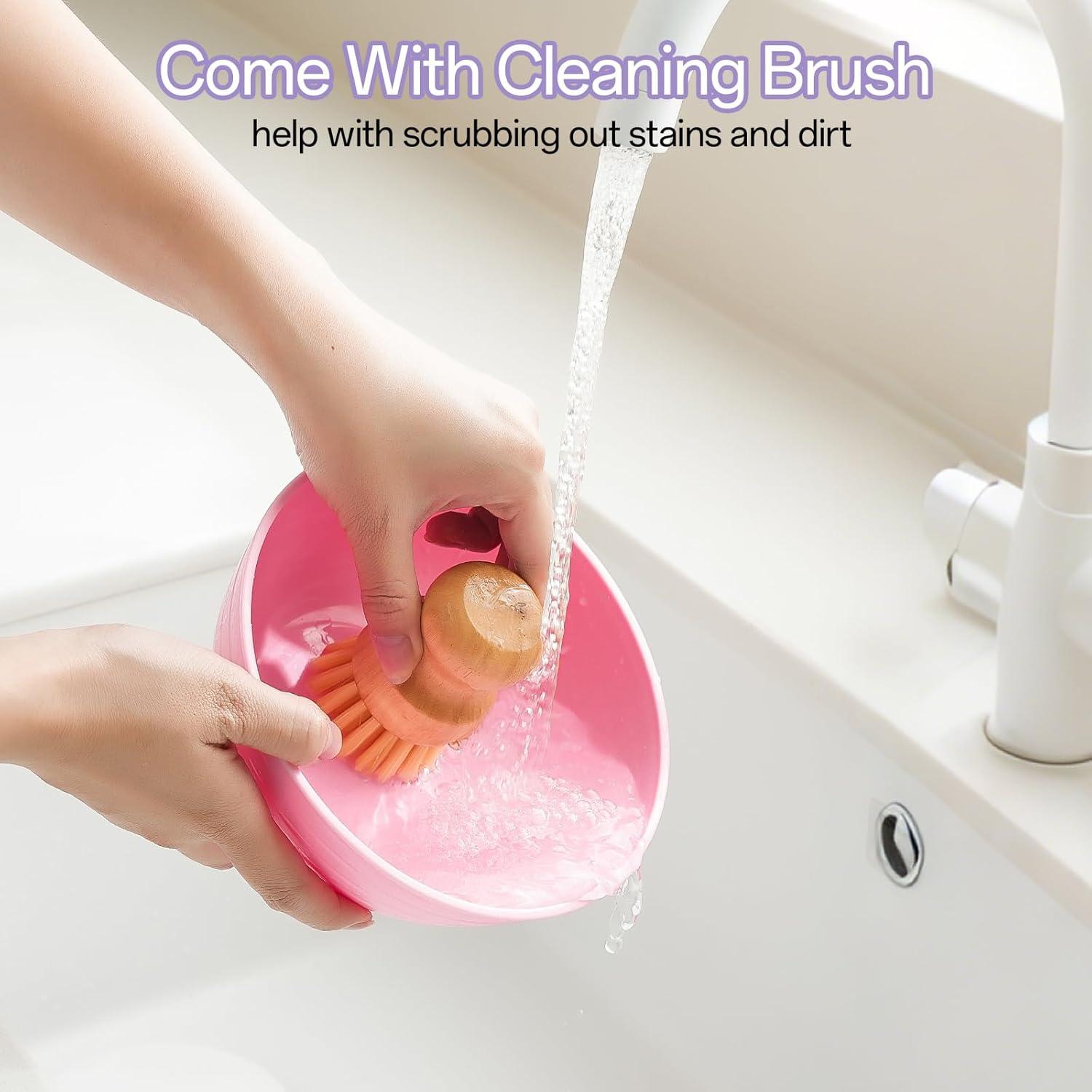 Juego de Tazones de Ramen MEACOLIA Rosa XL con Utensilios