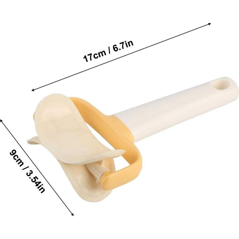 Cortador de Galletas Rodante TOPINCN 10cm Plástico Ergonómico