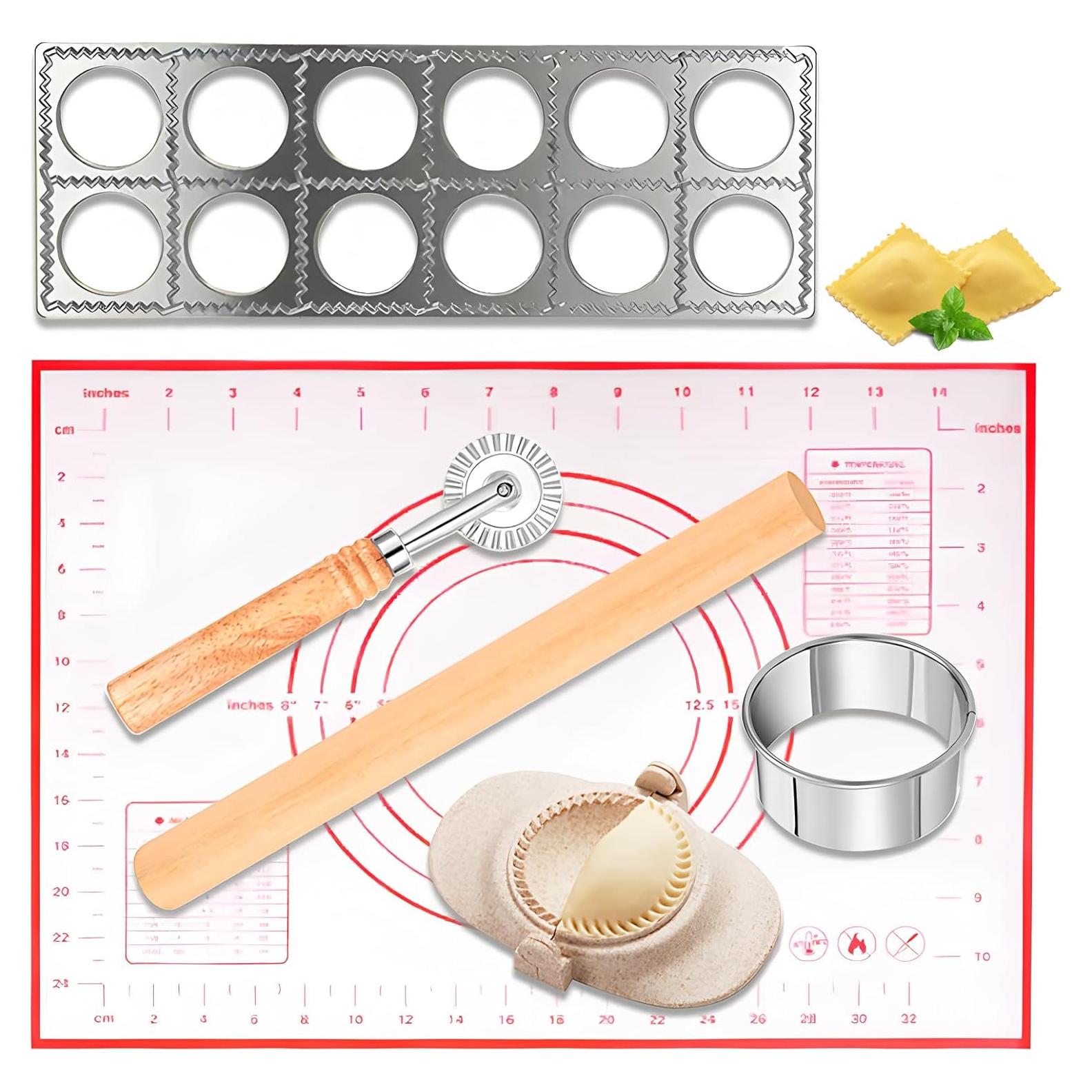 Kit de Prensa para Dumplings BADAO - 6 Piezas con Rodillo