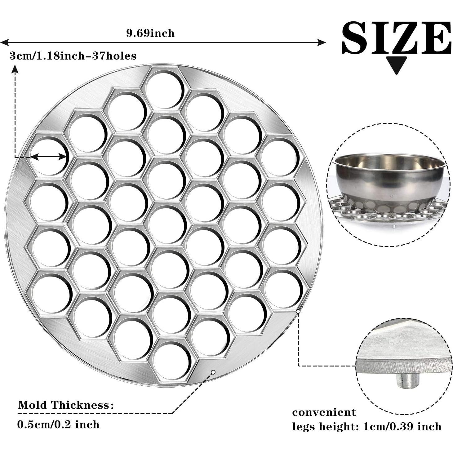 Molde para Pelmeni Patelai con Rueda Cortadora de Ravioli