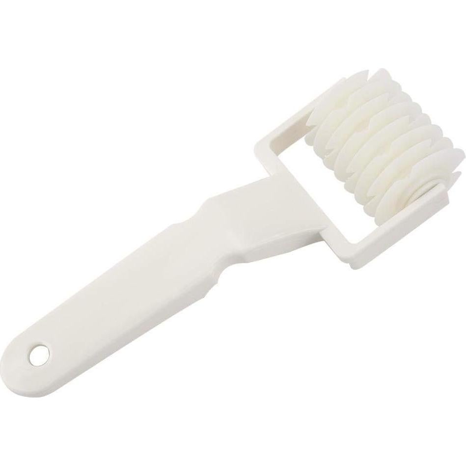 Rodillo de Horno Lattice de ABS Blanco 19cm para Galletas