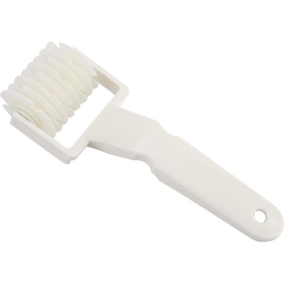 Rodillo de Horno Lattice de ABS Blanco 19cm para Galletas