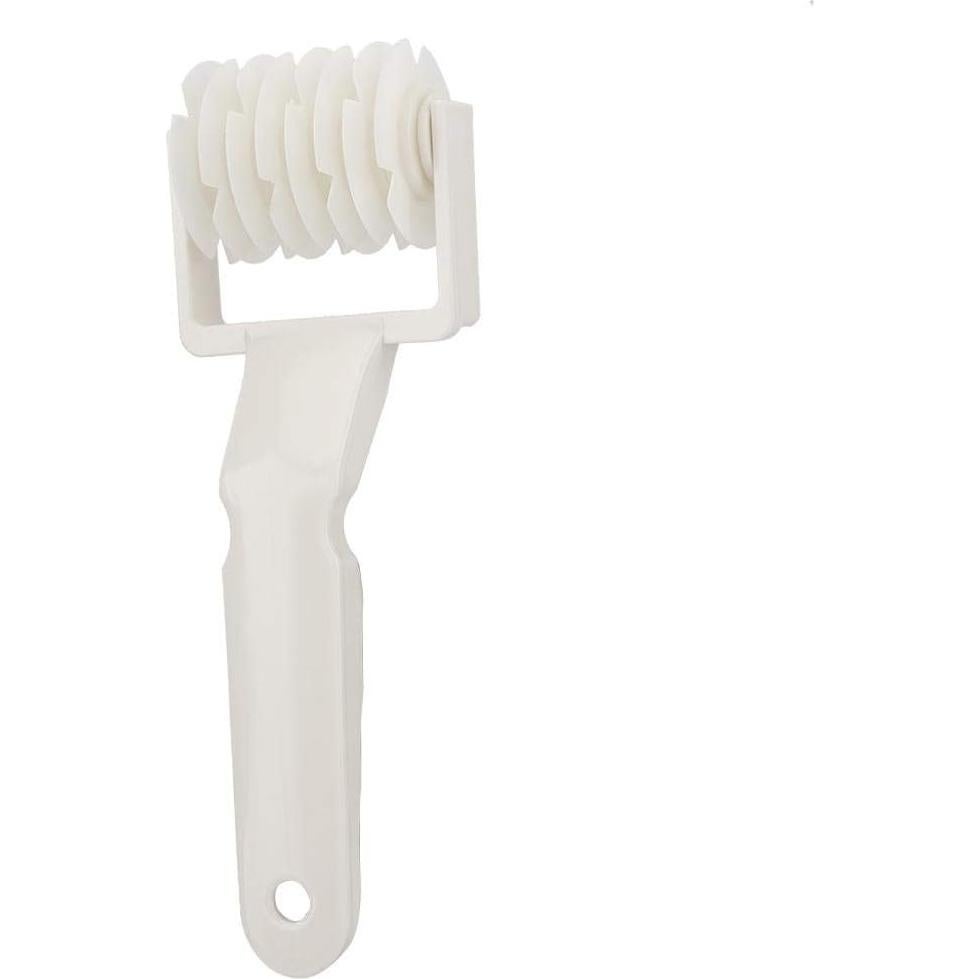 Rodillo de Horno Lattice de ABS Blanco 19cm para Galletas