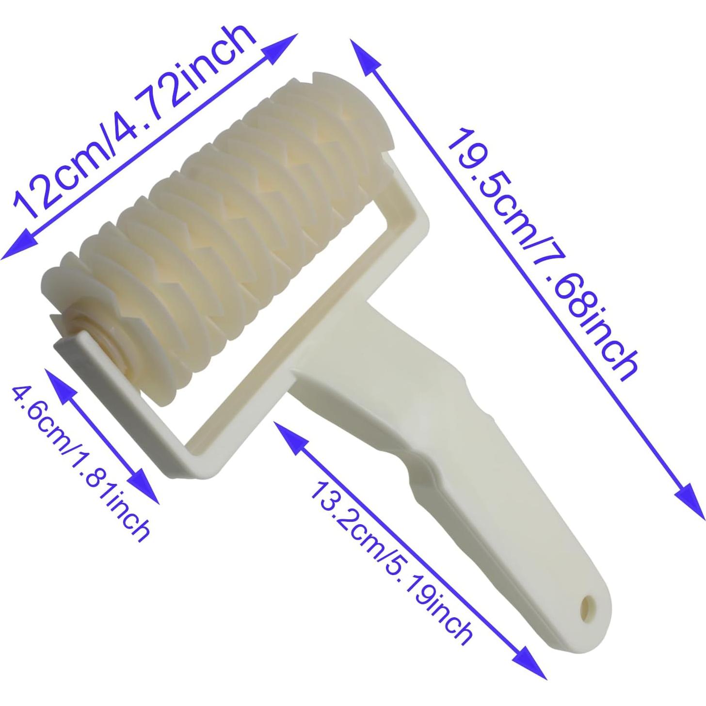 Cortador de Masa de Plástico HAJXZH 19.5x12cm Blanco